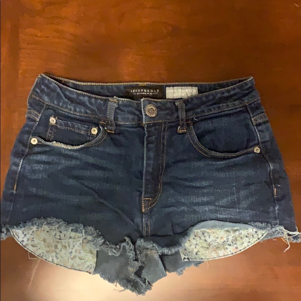 Aeropostale high waisted shorty size 4